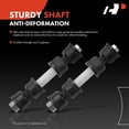 thumbnail image 4 of A-Premium 2 x Rear Sway Bar Links Stabilizer Bar Links Compatible with Buick Lucerne 2006-2011 LeSabre Park Avenue Riviera & Cadillac DTS DeVille Seville & Oldsmobile Aurora & Pontiac Bonneville, 4 of 6