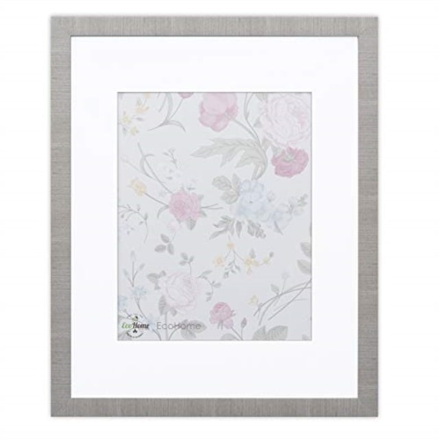 18x24 Picture Frame Modern Gray Matted for 12x18 Poster, Frames by