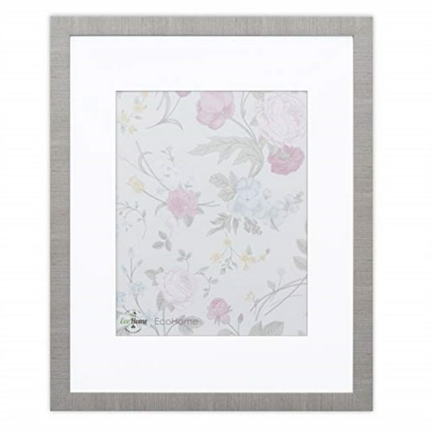18x24 Picture Frame Modern Gray Matted for 12x18 Poster, Frames by EcoHome