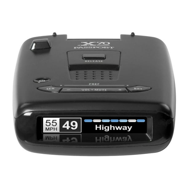 Escort Passport X70 Long Range Smartphone Live App Enabled Laser Radar Detector Walmart Com Walmart Com
