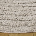 thumbnail image 3 of Safavieh Easy Care Edythe Solid Machine Washable Area Rug, Light Gray, 3' x 3' Round, 3 of 7
