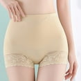 thumbnail image 3 of Ladies Tummy Tucking & Lifting Shaping Panties Lace Medium High Waist Breathable Panties Mesh Thong Panties plus Size Thongs Lot Leak Proof Underwear for Women under Wear Women Pack Vibrating Pantie's, 3 of 6
