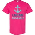 thumbnail image 3 of Inktastic Captain Adorable, Boat Anchor, Sailor, Sailing T-Shirt, 3 of 5
