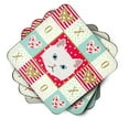 thumbnail image 2 of Napoleon Cat Love Foam Coaster Set of 4 Red, 2 of 4