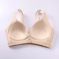 thumbnail image 4 of Yongwang Front Closure Bras for Women No Underwire Seamless Bras Breathable Plus Size Everyday Bras, 4 of 7