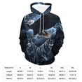 thumbnail image 7 of LAOLIUSN Men's 3d Print Wolf And Bald Eagle Graphic Hoodie Animal Themed Sweatshirt, S-4XL, 7 of 7