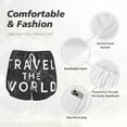 thumbnail image 6 of Picia Travel The World1 Pattern Women's 2 in 1 Athletic Running Shorts High Waisted Workout Casual Gym Sweat Shorts with Comfy Liner Zipper Pockets-Medium, 6 of 9
