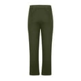 thumbnail image 4 of Qulqfy Men's Big and Tall Pants Green Baggy Stretch Cargo Pants Casual Elastic Waist Straight Leg Pants Pants for Men 4XL, 4 of 4