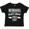thumbnail image 3 of Inktastic Nebraska Awesome Since 1867 Boys or Girls Toddler T-Shirt, 3 of 5