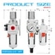 thumbnail image 3 of Filtro de aire, regulador y lubricador Combo NANPU 3/8 NPT Auto-Drain, 3 of 7