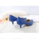 thumbnail image 3 of Zapatos Stunner para mujer, moda clásica, tacón bajo, azul, talla 42, 3 of 5