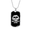 Military Chain (Silver), variant on Labradoodle No Fluffs Dog Tag Necklace Stainless Steel 24" Chain Silver Tone or Gold Tone