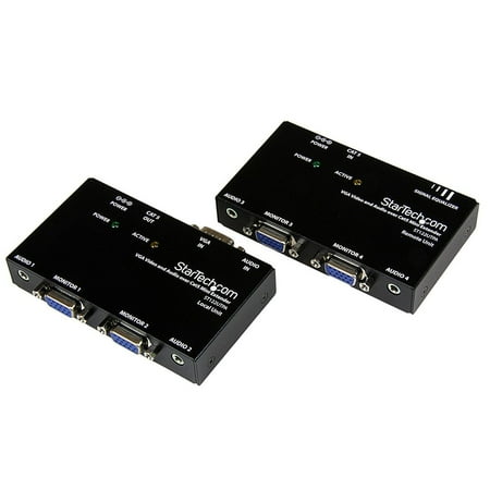 StarTech ST122UTPA VGA Video Extender Kit with Audio Support over CAT-5 Cable
