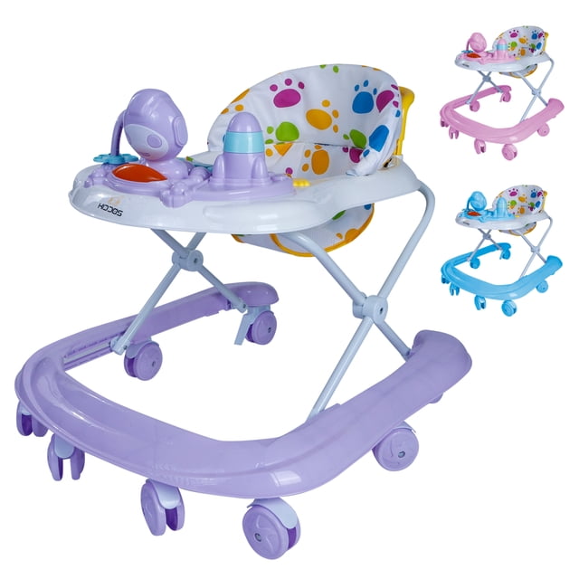 KIDDOS, Andadera Musical Bebé Juguetes Interactiva Plegable Portátil