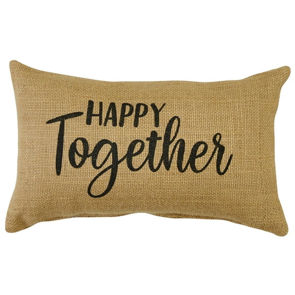 Happy Together Sentiment Pillow - 7x12 - Park Designs