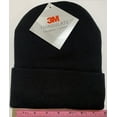 thumbnail image 4 of Outdoor Apparel Adult Black Premium Winter Beanie Hat with 3M Thinsulate Lining, 4 of 5