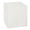 White Intricately Carved Abstract Square 17" x 16" x 19", variant on DecMode 16" x 19" Black Wood Intricately Carved Accent Table, 1-Piece