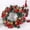 #A, variant on Angmile Christmas Wreath Pre-lit LED Strings of Christmas Wreaths Outdoor Garden Wreath Decorations Holiday Decorations for Doors, Windows, Fireplaces, Living Room