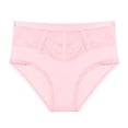 thumbnail image 2 of Gibobby Ropa interior hipster para mujer Ropa interior mujer Bikini algodón Bragas Encaje Hipster Panty Stretch Sexy Briefs（Rosa， M), 2 of 4