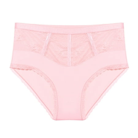 

Aayomet Sexy Panties For Women Out Underwear Panties Lace Sexy Crochet Lace Up For Women Panty Hollow Pink S