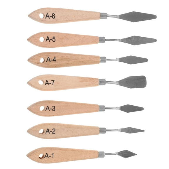 unbranded  7 Pcs Sculpting Wet Palette Art Oil Painting Knife