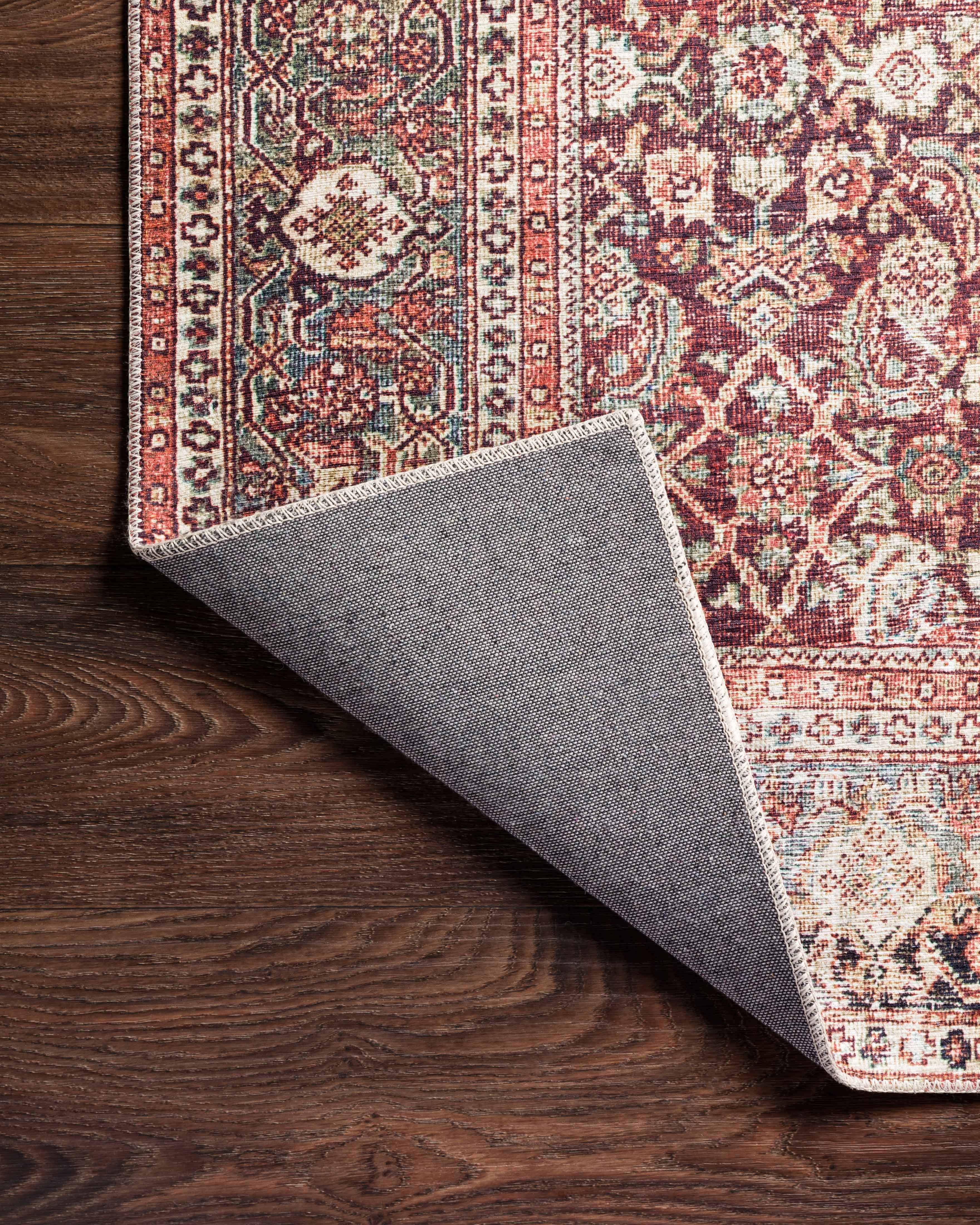 Loloi II Layla LAY-11 Printed Cinnamon / Sage Oriental Area Rug 2'-3" x 3'-9"