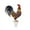 B, variant on asddcavvf Rooster Ground Insertion Courtyard Decoration Light Courtyard Decoration Garden Rooster Outdoor Decoration Yard Signs Customized Metal Bed Tray