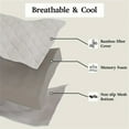 thumbnail image 3 of 3-Inch Extra Firm Mattress, Pain Relief Foam Mattress For Extra Support, High-Density Foam Mattress Pad With Removable Cover, Odourless, Certipur-Us Certified, 3 of 7