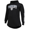 thumbnail image 2 of Men's Fanatics Black Las Vegas Raiders Big & Tall Front Runner Pullover Hoodie, 2 of 3
