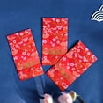 thumbnail image 4 of KAKOWELY 24 Pcs Sacs à Argent Traditionnels Style Chinois Rouges Enveloppes Rouges du Nouvel An, 6.61"X3.46"X0.04 Pouces, 4 of 5