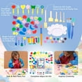 thumbnail image 5 of Incraftables Kid Paint Set. Non Toxic Finger Paint for Kids with Apron, Paint, Brushes & Accessories, 5 of 14