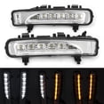 thumbnail image 2 of Daytime Running Light Turn Signal Light 2pcs LED Daytime Running Lights Fog Lamp Fits For  Edge SUV 11-14, 2 of 8