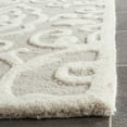 thumbnail image 4 of SAFAVIEH Martha Stewart Marais Geometric Damask Area Rug, Whetstone Grey, 9' x 12', 4 of 7