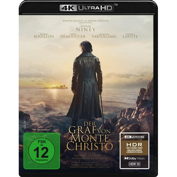 Der Graf von Monte Christo (4K Ultra HD) (4K Ultra HD) Pierre Niney Matthieu Delaporte