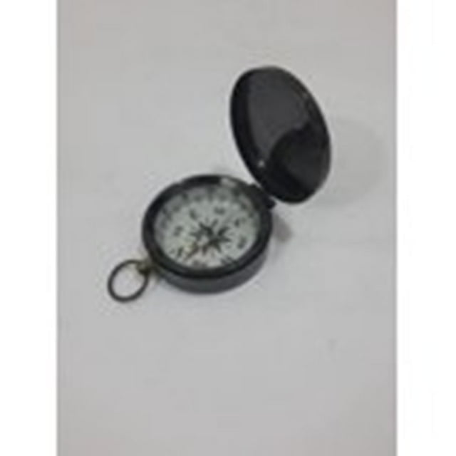 Brass Gift Compass - Vintage Replica Nautical Pocket Compass - Timeless Antique Style Home Décor