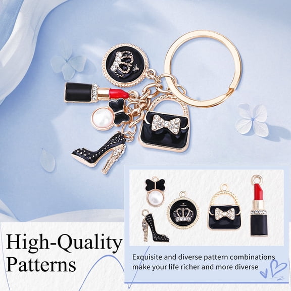 Bag Charm Purse Charms Keychain- Car Accessories keychians Gifts for Women Mothers Day Valentine Bag Accessory
