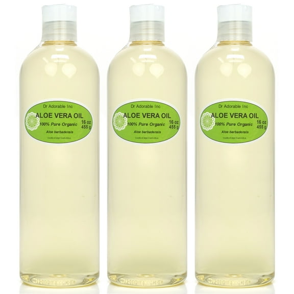 Dr.Adorable - Aloe Vera Oil Pure Organic Cold Pressed by Dr.Adorable 48 Oz