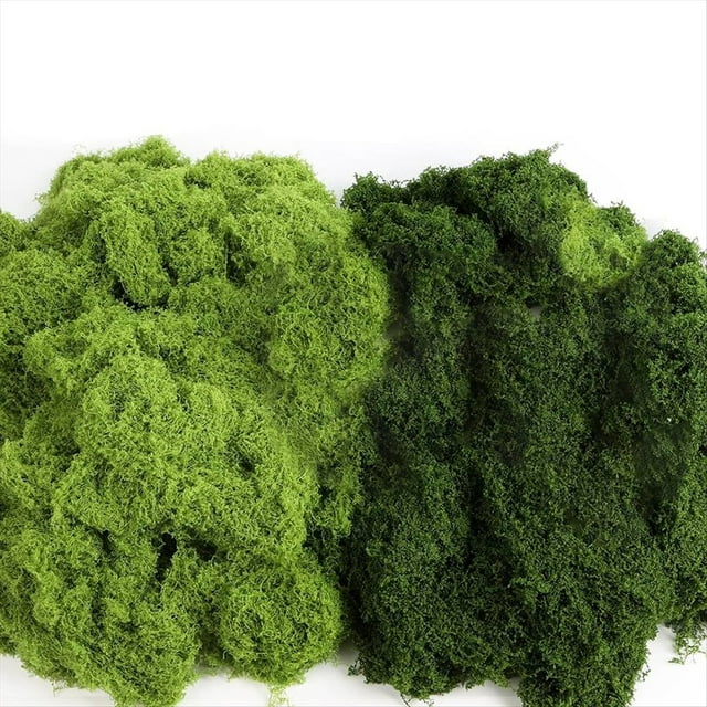 Artificial para Manualidades, 14.1 Oz, Artificial para Plantas de Interior, , Verde y Verde Oscuro.