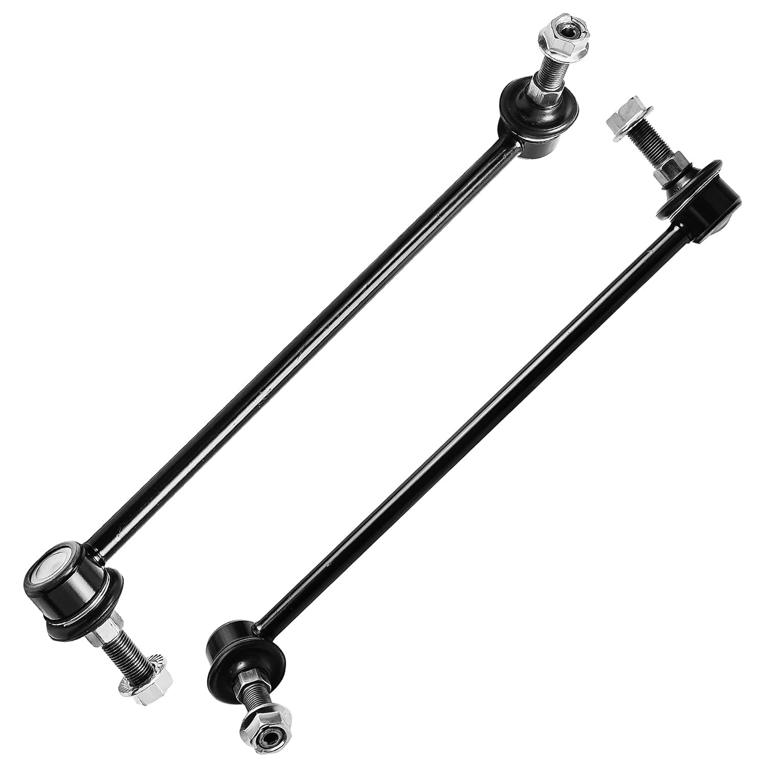 Detroit Axle - Front Lower Control Arms w/Ball Joints & Sway Bars + Outer& Inner Tie Rod - 8pc Set