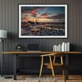 thumbnail image 3 of Wall Art Canvas Print Poster African Market At Sunset Canvas Painting Square Oil Painting Contemporary Artwork for Home Decoration Office Kitchen Wall Decor 12x18inch, 3 of 6