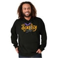 thumbnail image 5 of Cute Spooky Halloween Spider Web Unisex Plus Fleece Graphic Hoodie Brisco Brands 4X, 5 of 6