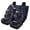 Black Cat Witch Moon Star, variant on COEQINE Black Leopard Print Car Front Back Seat Covers Full Set 4 PCS, Universal Fit Most Cars SUV Vans Trucks, Auto Accessories Decor for Women Men