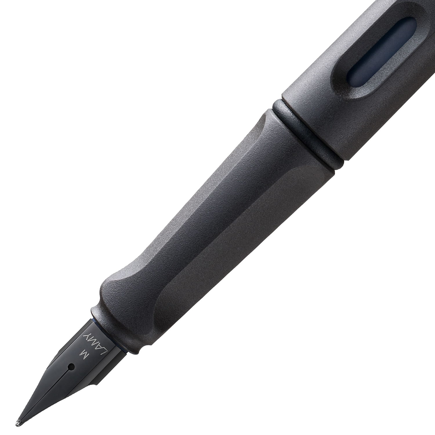 LAMY Safari Fountain Pen, Charcoal Medium Nib (L17M)