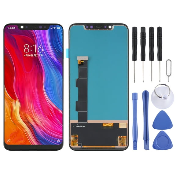 Cellphone Repair Parts  TFT LCD Screen For Xiaomi Mi 8 with Digitizer Full Assembly