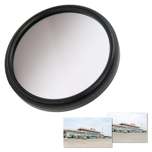 52mm Lens Filter, Aluminum Alloy Prevent Scratches Multi Layer Nano Coating Clear Lens Filter for Fuji Camera Gradient Grey,Gradient Green,Gradient Red,Gradient Orange