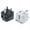 Black, variant on Universal travel US AU UK to India/Sri Lanka/Nepal plug power convertor adapter