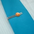 thumbnail image 2 of After This We're Getting Tacos Running Runner Marathon  Round Tie Bar Clip Clasp Tack Silver Color Plated, 2 of 5
