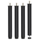 thumbnail image 1 of Uxcell 4 Paquete de Patas de Soporte para Marco de Cama de Altura Ajustable (350mm-385mm/13.8"-15.2"), Negro, 1 of 5