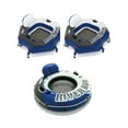 thumbnail image 1 of Intex Connect Inflatable Floating Tube 2 Pack w/ Intex 1-Person Inflatable Tube, 1 of 10