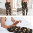 thumbnail image 6 of HPINK-T Men's Pajama Pants Pjs Bottoms With Pockets Sleep Lounge Pants For Men, 6 of 11